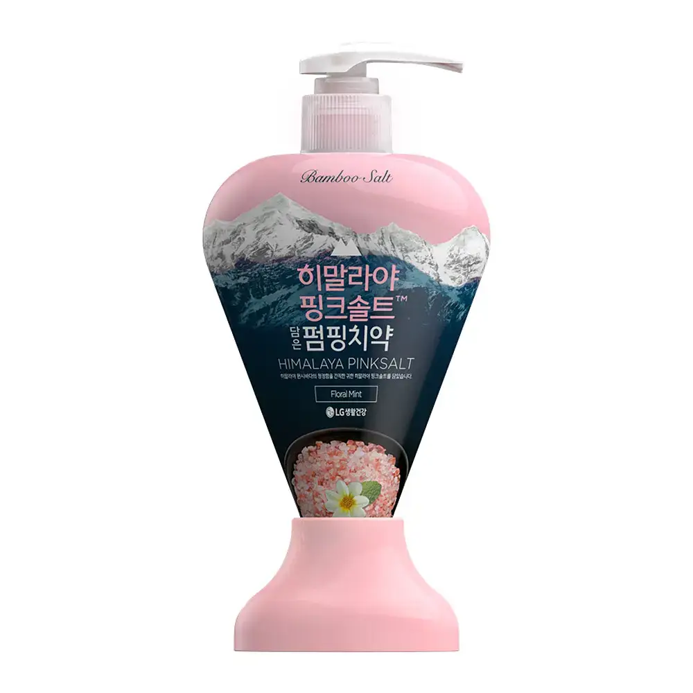 히말라야 핑크솔트 펌핑치약 플로럴 민트 285g
