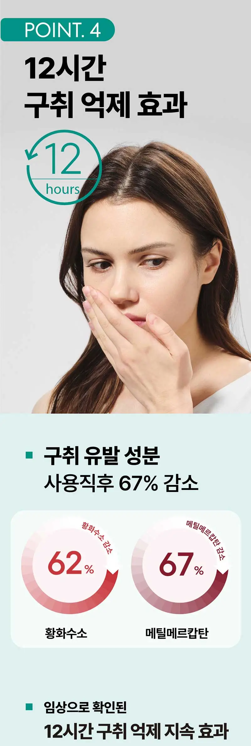 메디안 미백과학 치약 플럼민트향 100G 상세페이지 12