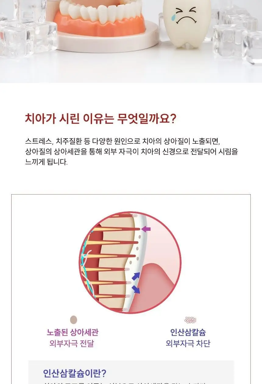 뷰센S 시린이케어 치약 후레쉬민트향 120g 상세페이지 6