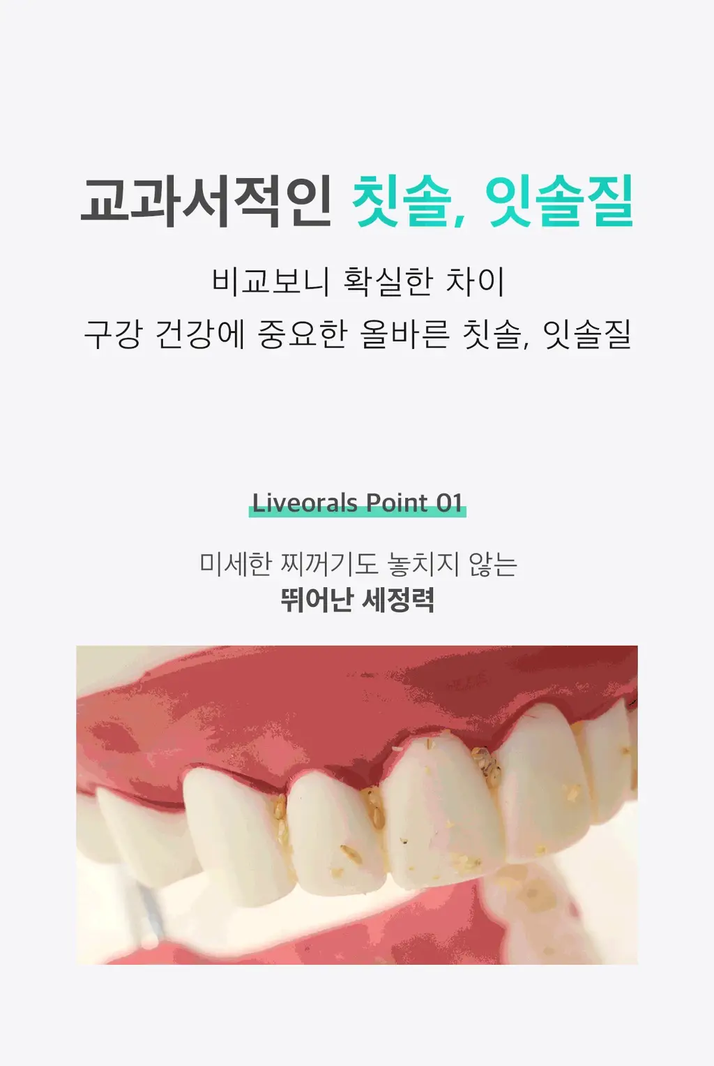 라이브오랄스 초극세모 칫솔 1개입 2종 택 1 상세페이지 8
