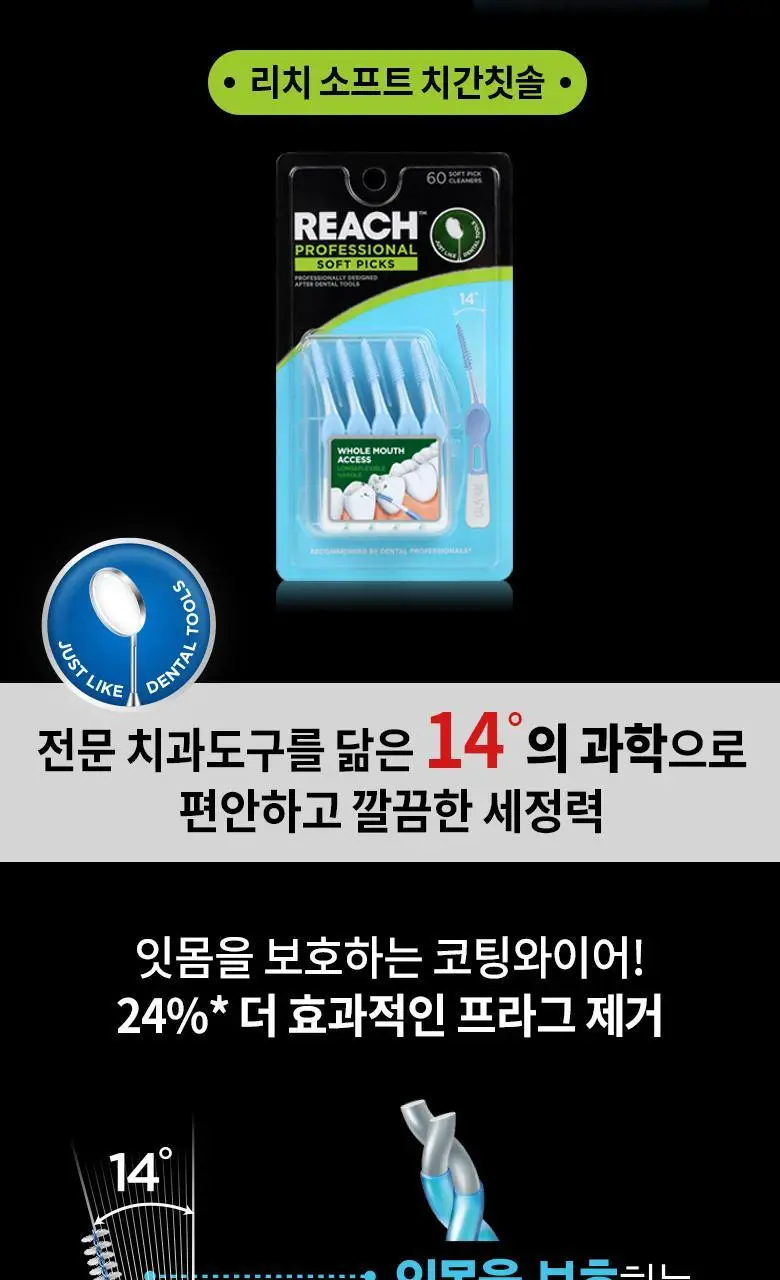 리치 와이어 치간칫솔 TIGHT 10입 상세페이지 2
