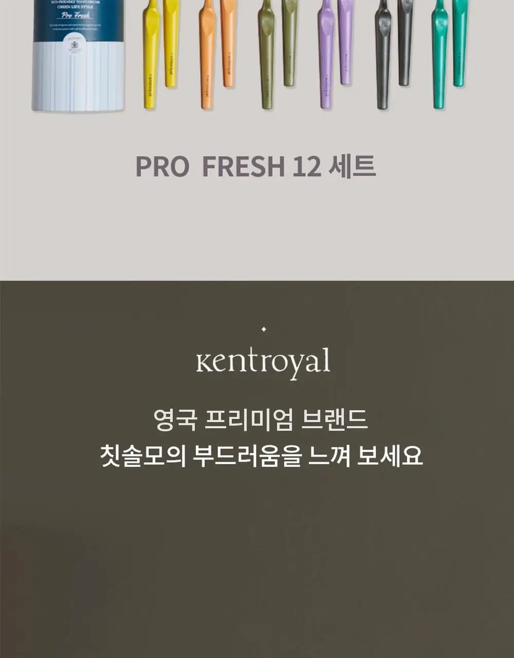 켄트로얄 프로 프레쉬 칫솔 12개입 상세페이지 24