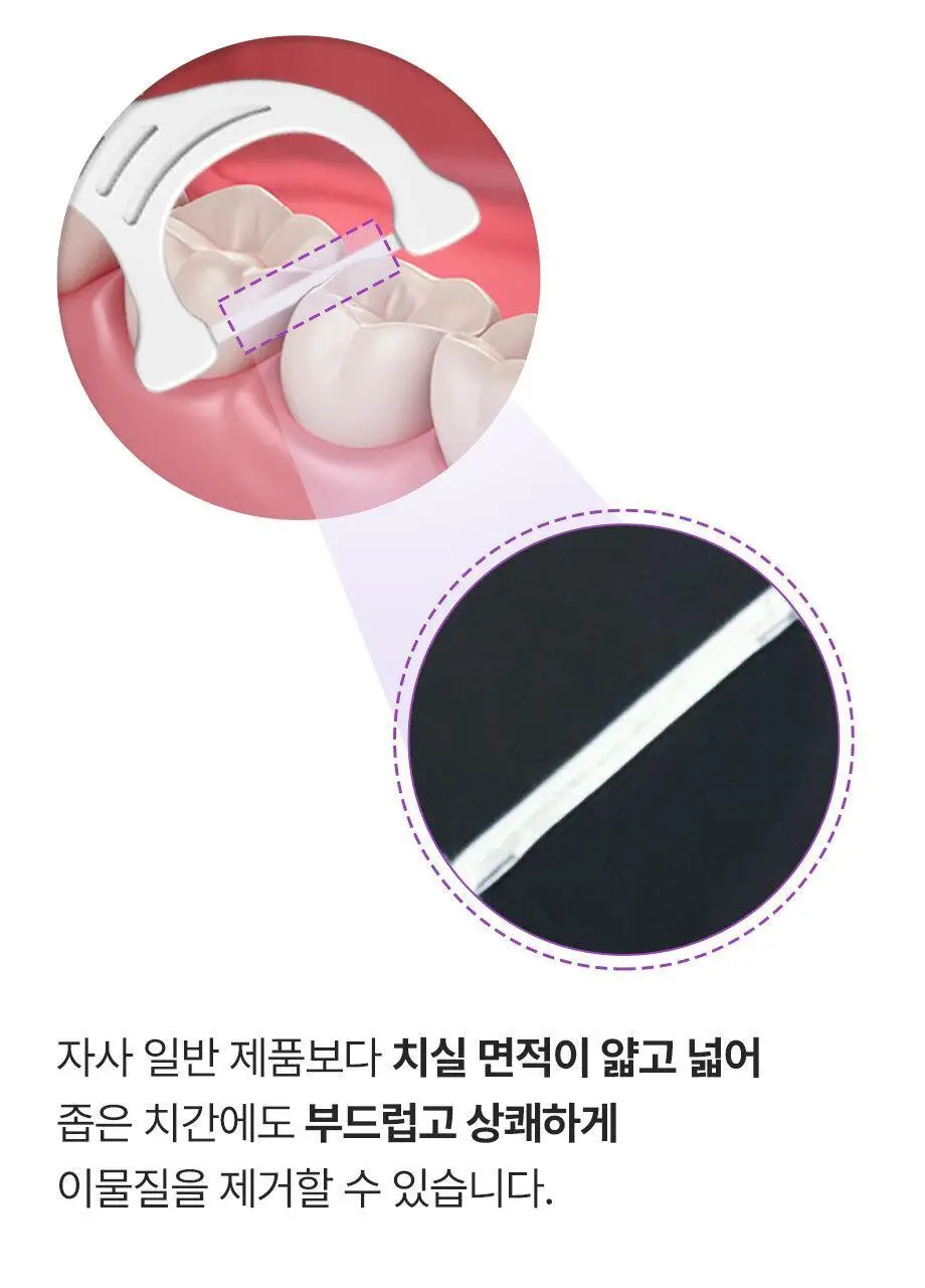 플랙커스 젠틀슬라이드 치실 (35개입/ 90개입) 상세페이지 10