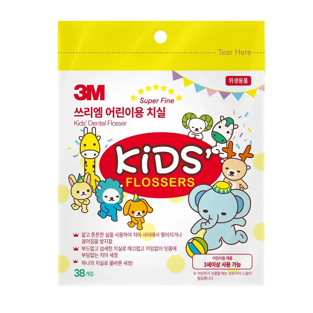 3M 어린이용 치실 (38입)