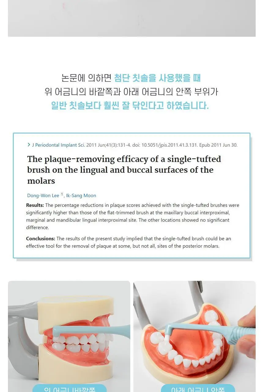 닥터치카 펜그립 어금니 터프트 첨단 칫솔 (돔형) 상세페이지 10