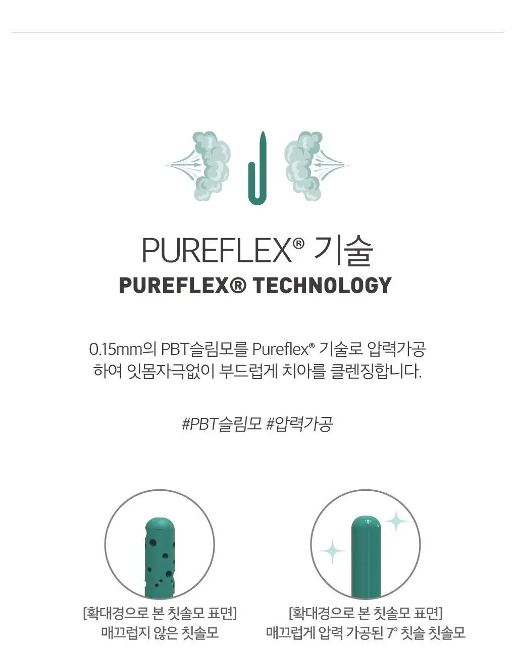 루치펠로 코랄리프 7도 칫솔 1개입 (색상랜덤) 상세페이지 7