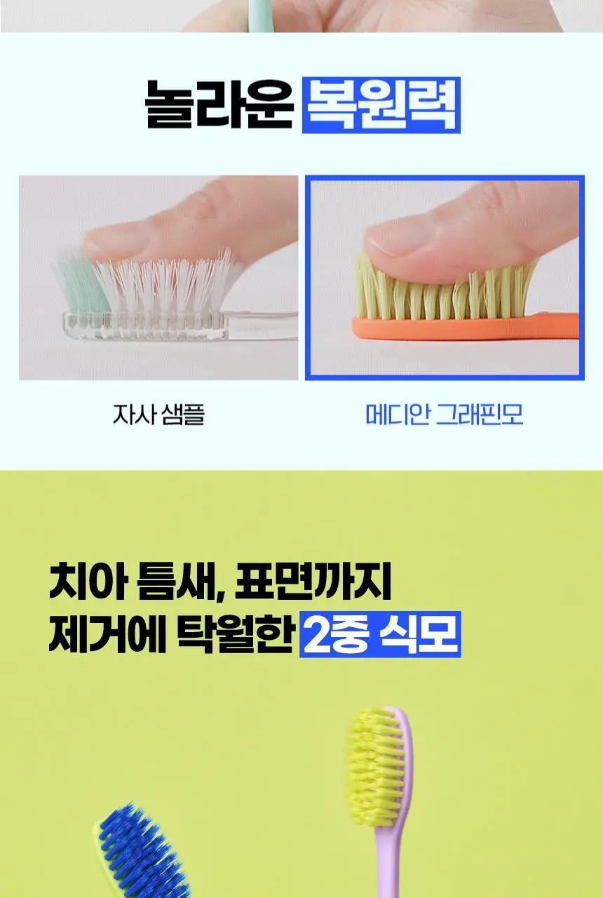 메디안 그래핀 칫솔 4+1개 상세페이지 7