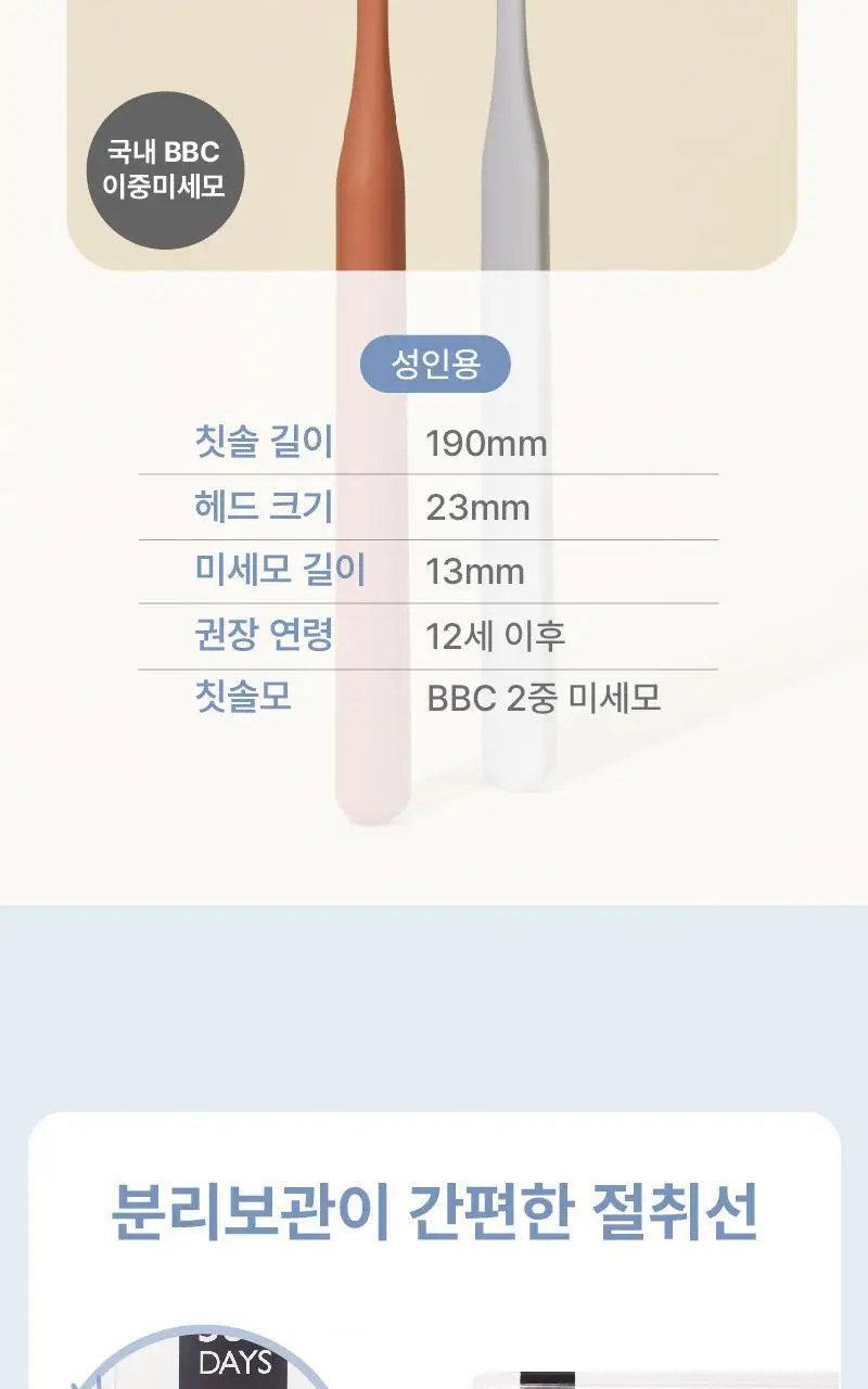메디안 365DAYS 성인용 칫솔 12입 상세페이지 12