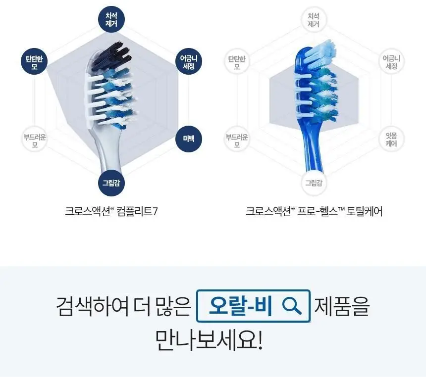 오랄비 고탄력 초미세모 그린티 칫솔 1개 상세페이지 9
