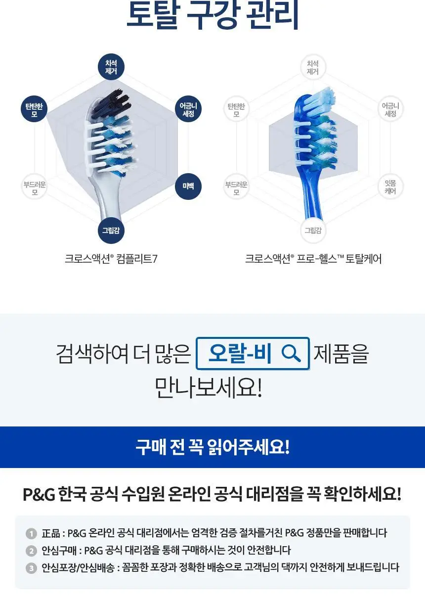 오랄비 초미세모 벨벳 잇몸케어 칫솔 상세페이지 9