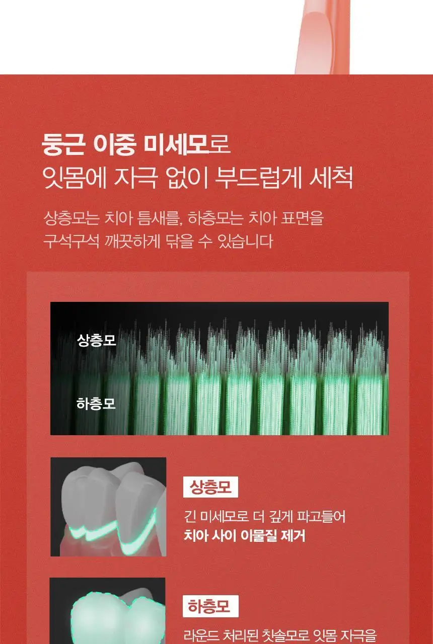 왕타 미니 화이트 칫솔 5개입 상세페이지 14