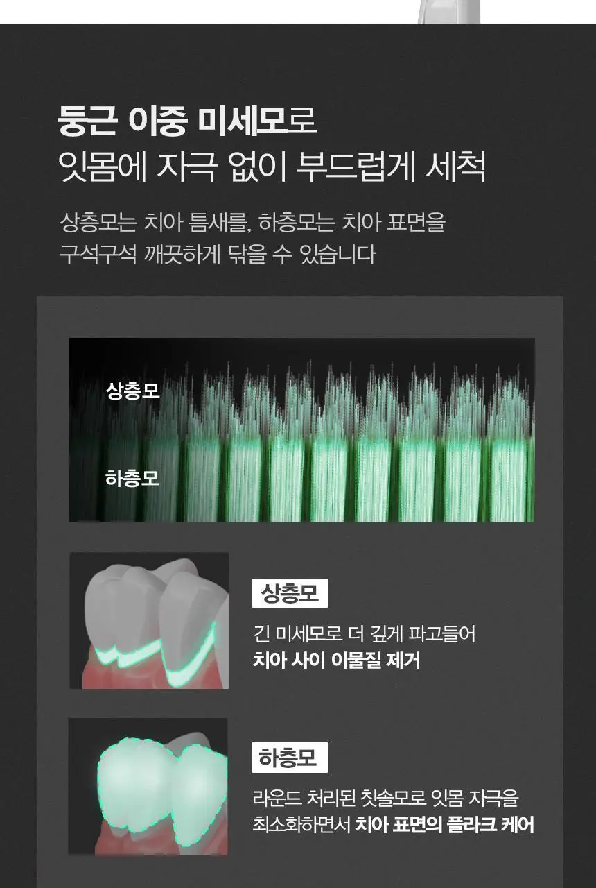 왕타 스톤 화이트 칫솔 5개입 상세페이지 14