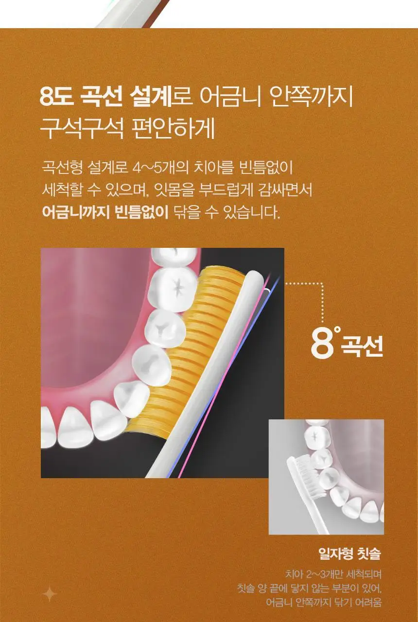 왕타 (금) 골드 칫솔 5개입 상세페이지 17