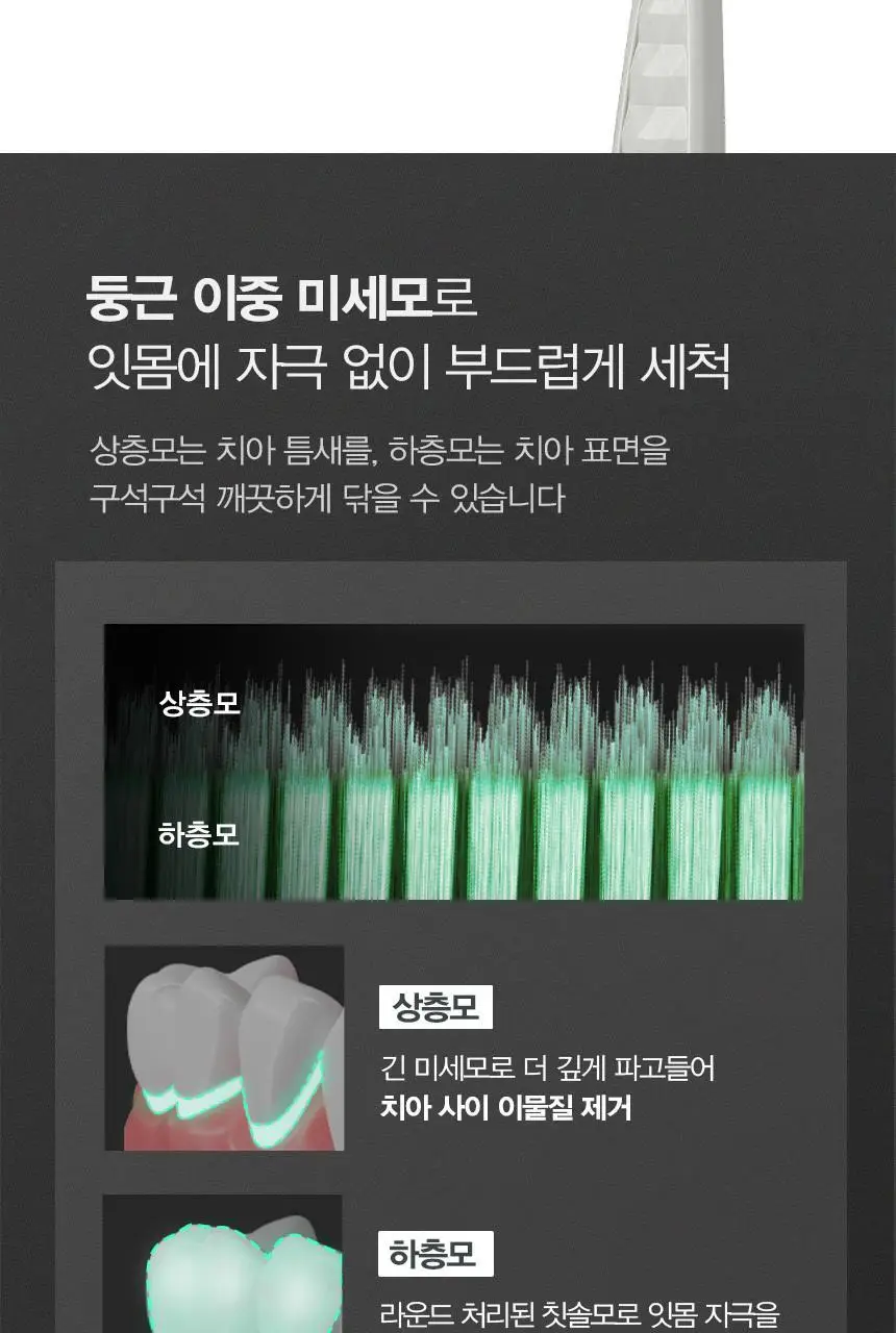 왕타 (숯) 블랙 칫솔 5개입 상세페이지 14