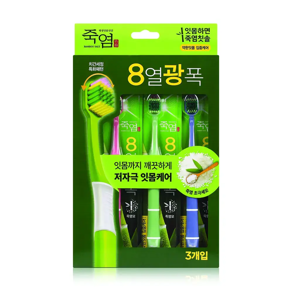 죽염 8열광폭 치주질환예방케어 3입