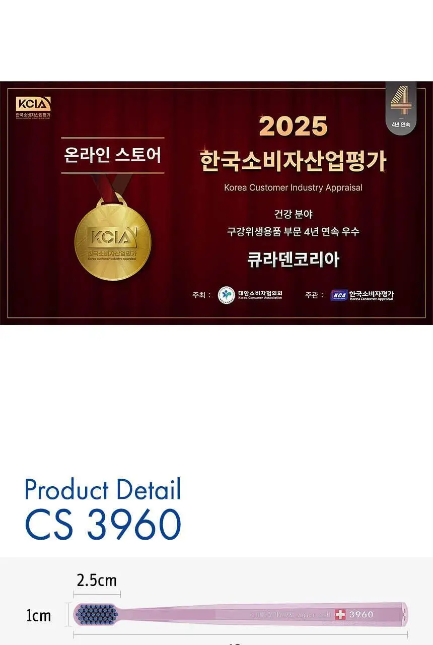 큐라덴 큐라프록스 CS3960 칫솔 상세페이지 13