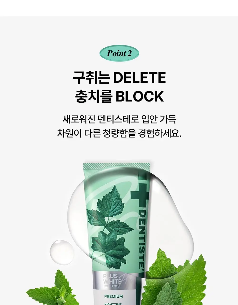 덴티스테 여행용세트 (플러스화이트 20g + 칫솔) 상세페이지 10