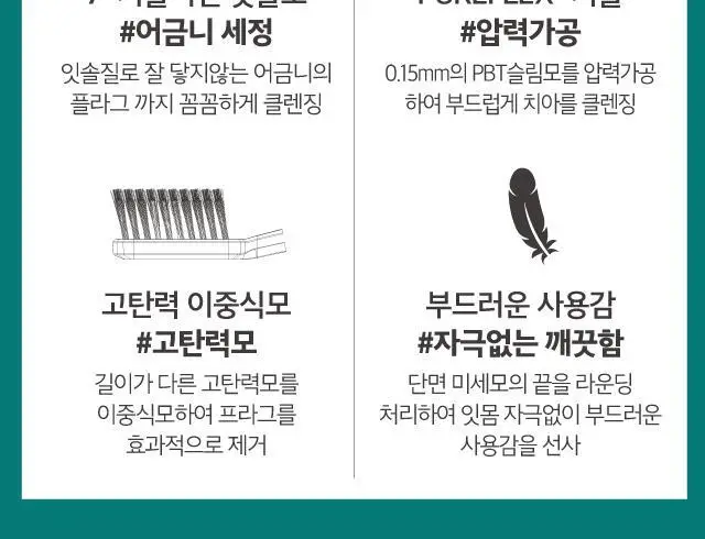 루치펠로 검케어 트로피칼오션 휴대용 치약&칫솔 세트(컬러랜덤) 상세페이지 6
