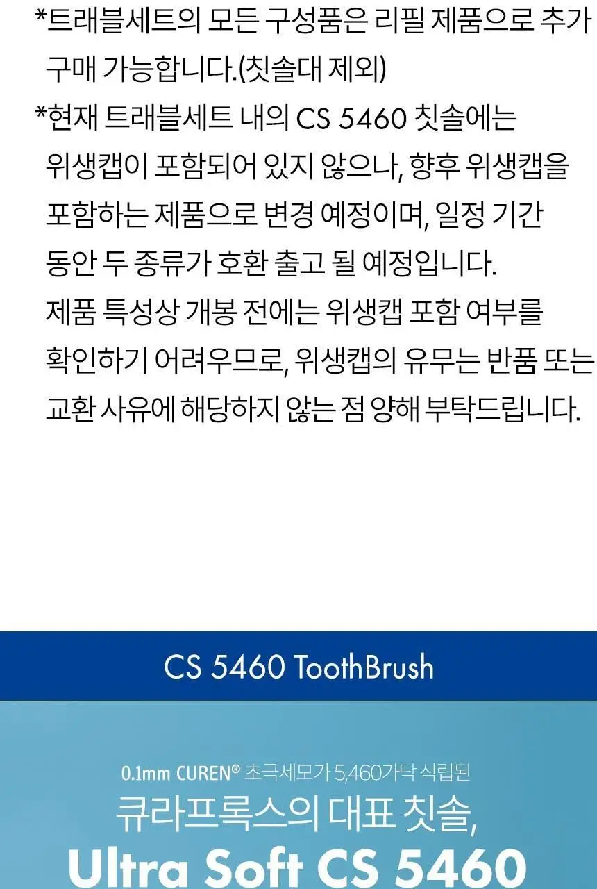 큐라덴 큐라프록스 Travel set 여행용 세트 상세페이지 4