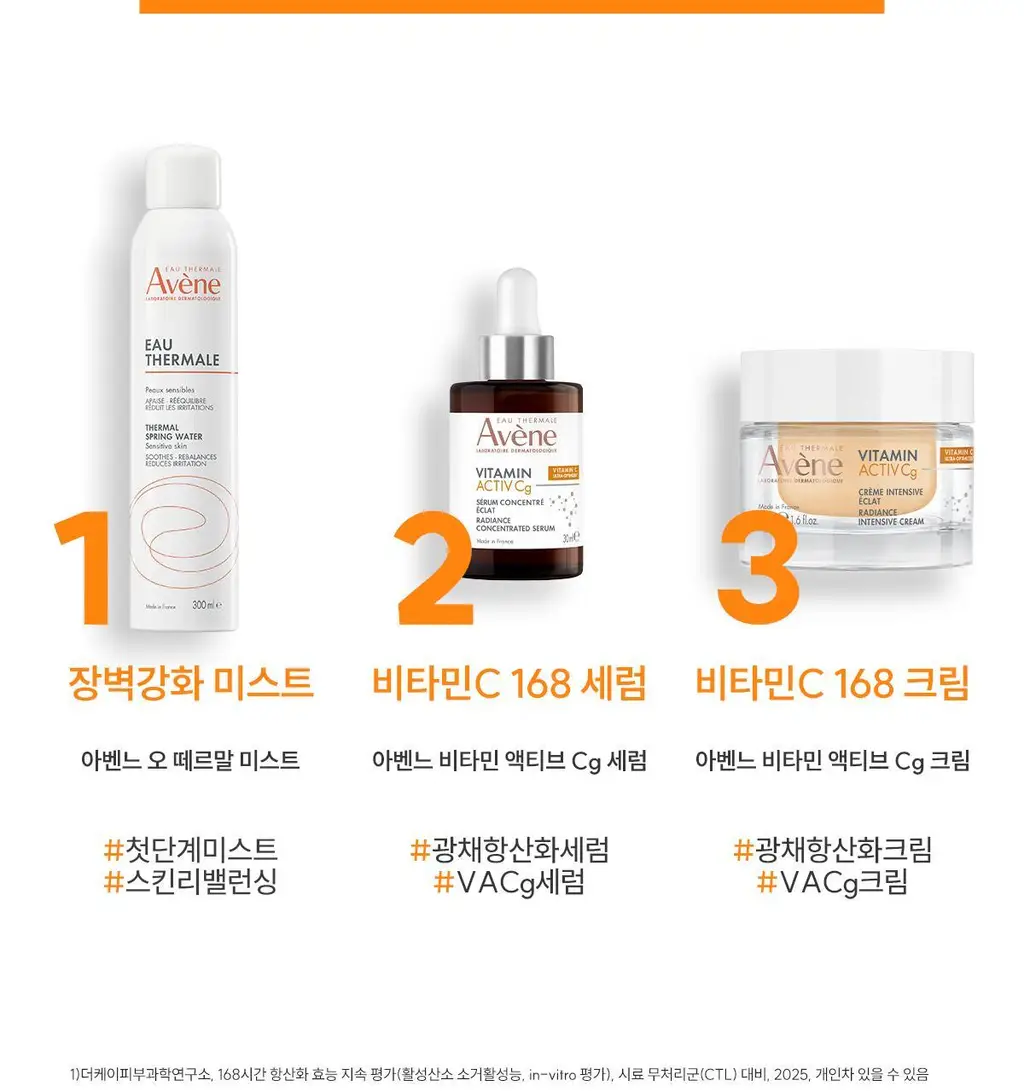 아벤느 비타민 액티브 VACg 크림 50ml 기획 (+비타민 Cg 액티브 세럼 10ml) *광채 *항산화 상세페이지 22
