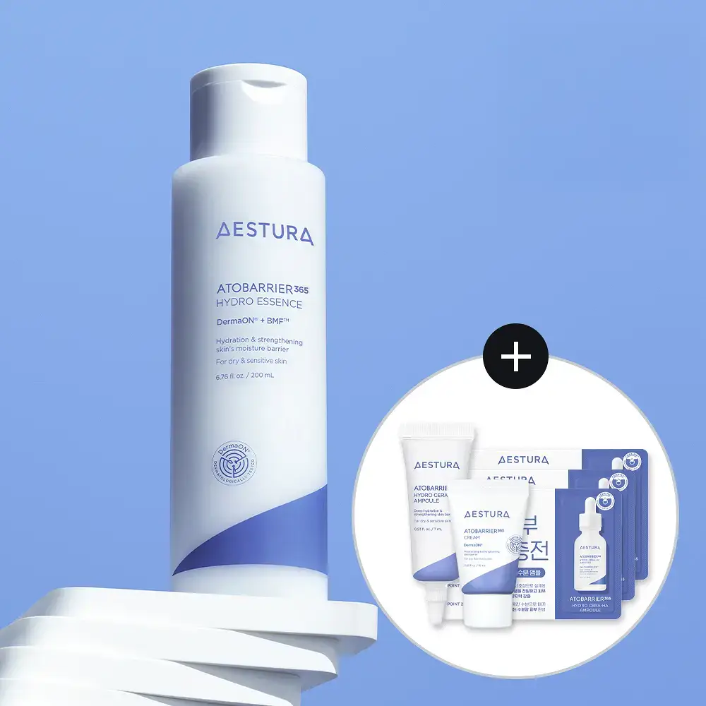 에스트라 아토베리어365 하이드로에센스 200ml (+크림 10ml+앰플 10ml)