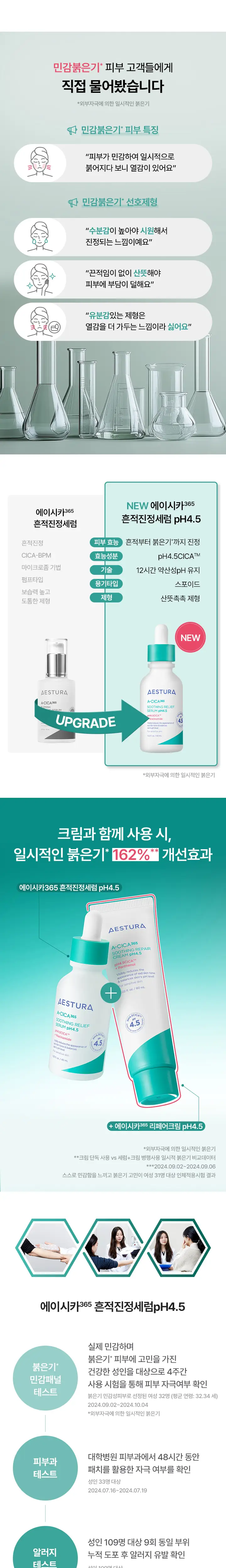 에스트라 에이시카365 흔적진정세럼 pH4.5 40ml 기획 (+세럼 20ml+크림 1ml) 상세페이지 8