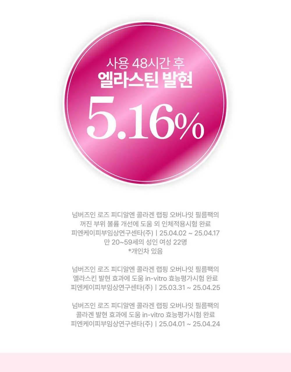 넘버즈인 2번 로즈 PDRN 콜라겐 랩핑 오버나잇 필름팩 1매 상세페이지 16
