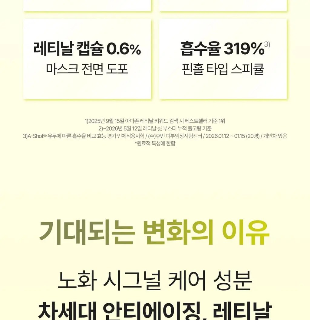 셀리맥스 더 비타 A 레티날 샷 타이트닝 투스텝 겔 마스크 1매 상세페이지 28