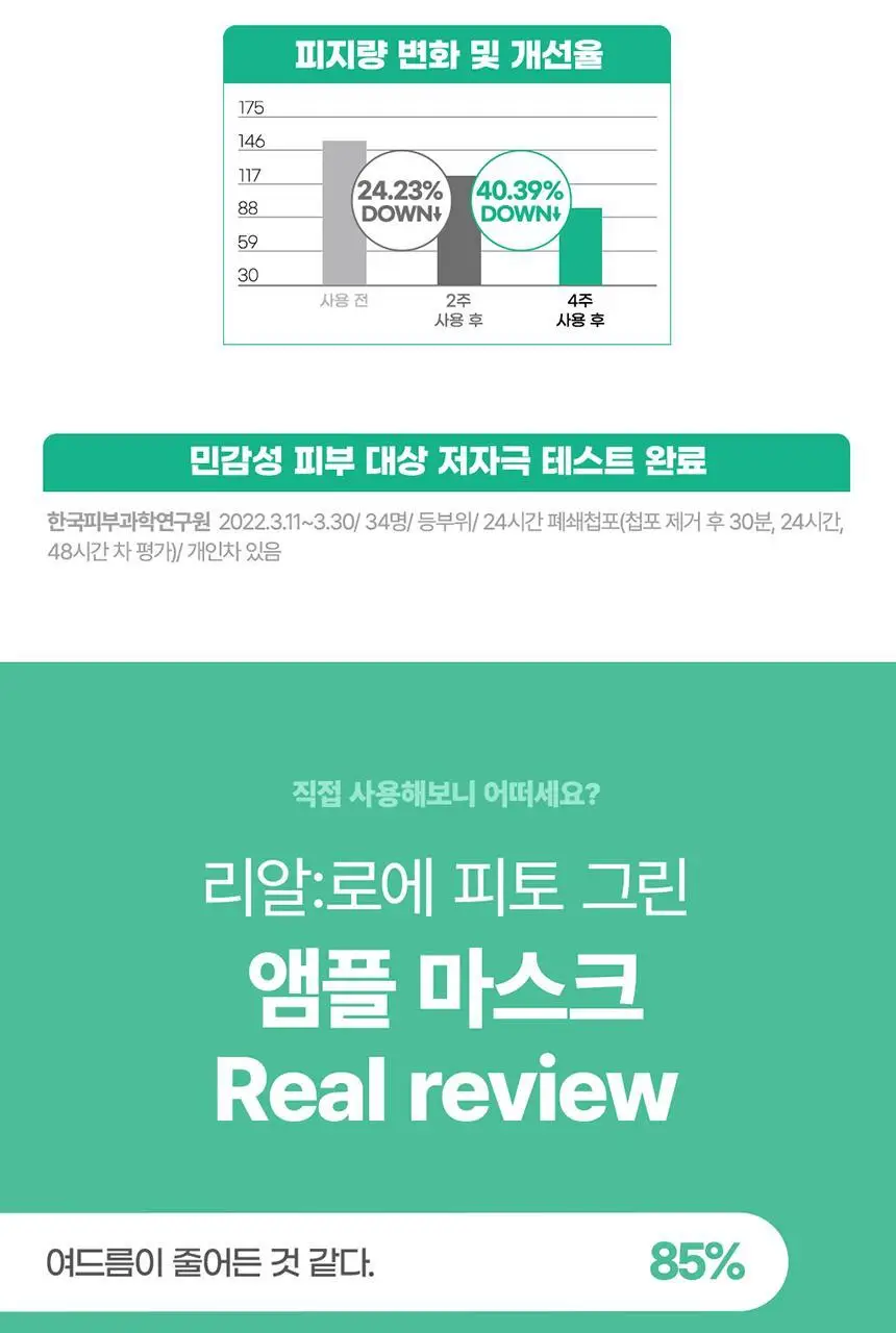 김정문알로에 큐어 피토그린 앰플 마스크 1매 상세페이지 22