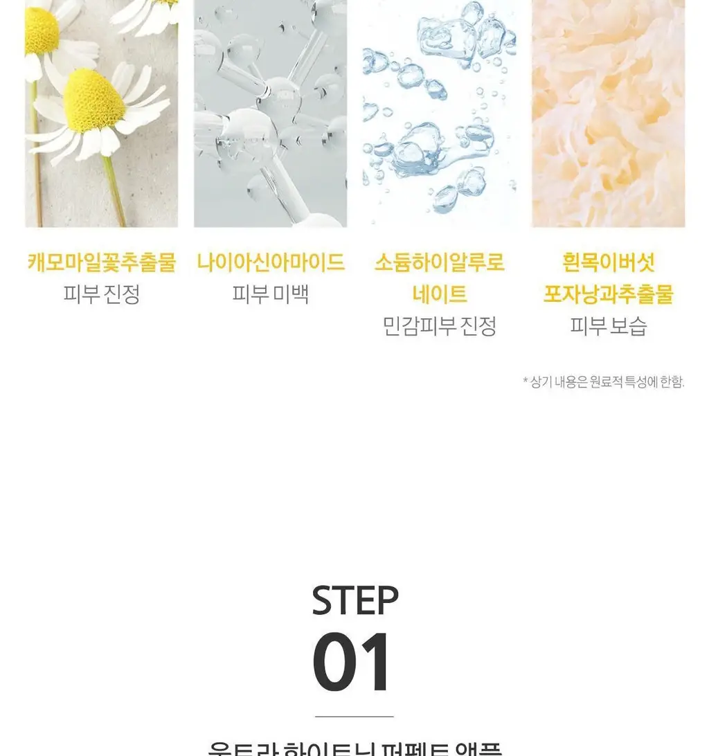 미구하라 2스텝 화이트닝 마스크 팩 상세페이지 4