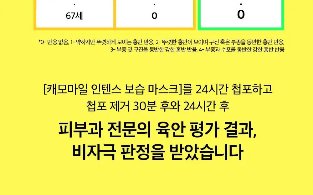 비플레인 캐모마일 인텐스 보습 마스크 1매 상세페이지 6