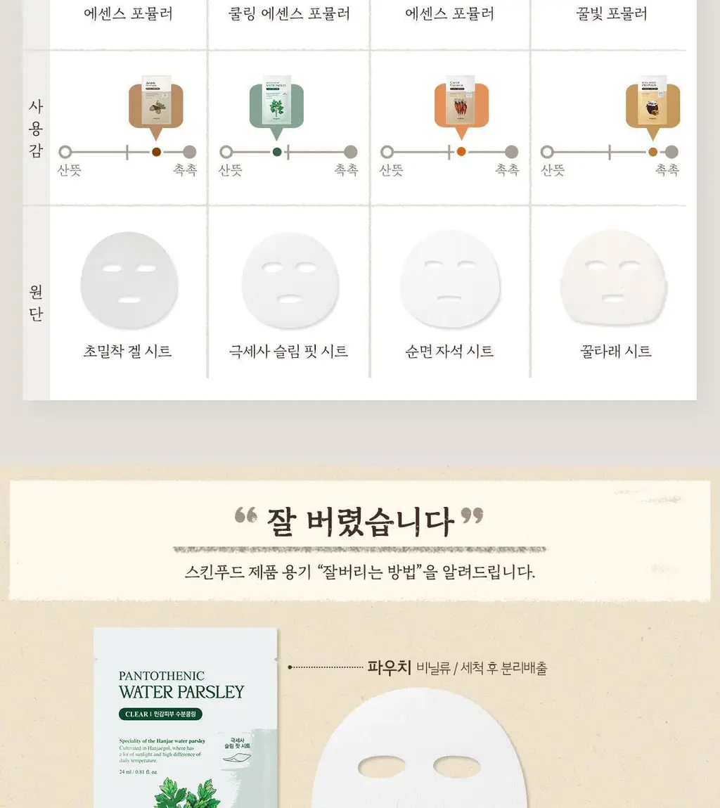 스킨푸드 마스크시트 1매 6종 중 택1 상세페이지 62