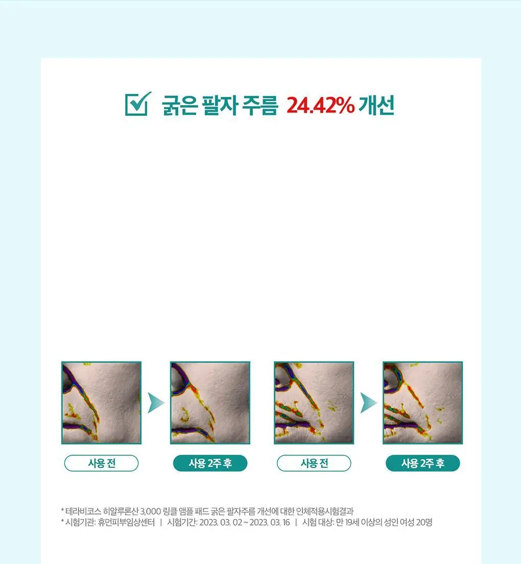 테라비코스 히알루론산 3000 링클 앰플 패드 60매 상세페이지 16