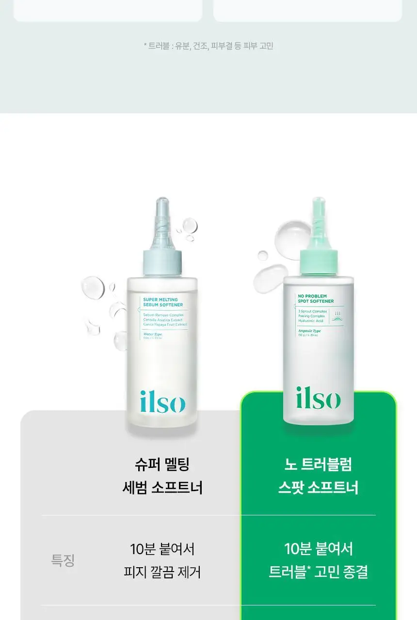 일소 노 트러블럼 스팟 소프트너 앰플팩 150g+솜 40매 증정 기획 상세페이지 31