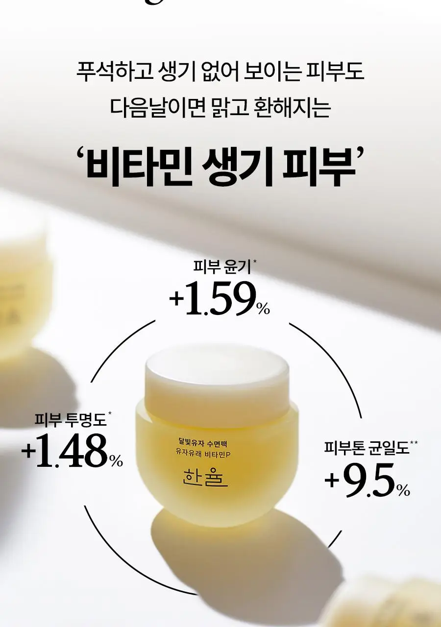 한율 달빛유자 수면팩 70ml (+35ml 증정기획) 상세페이지 19