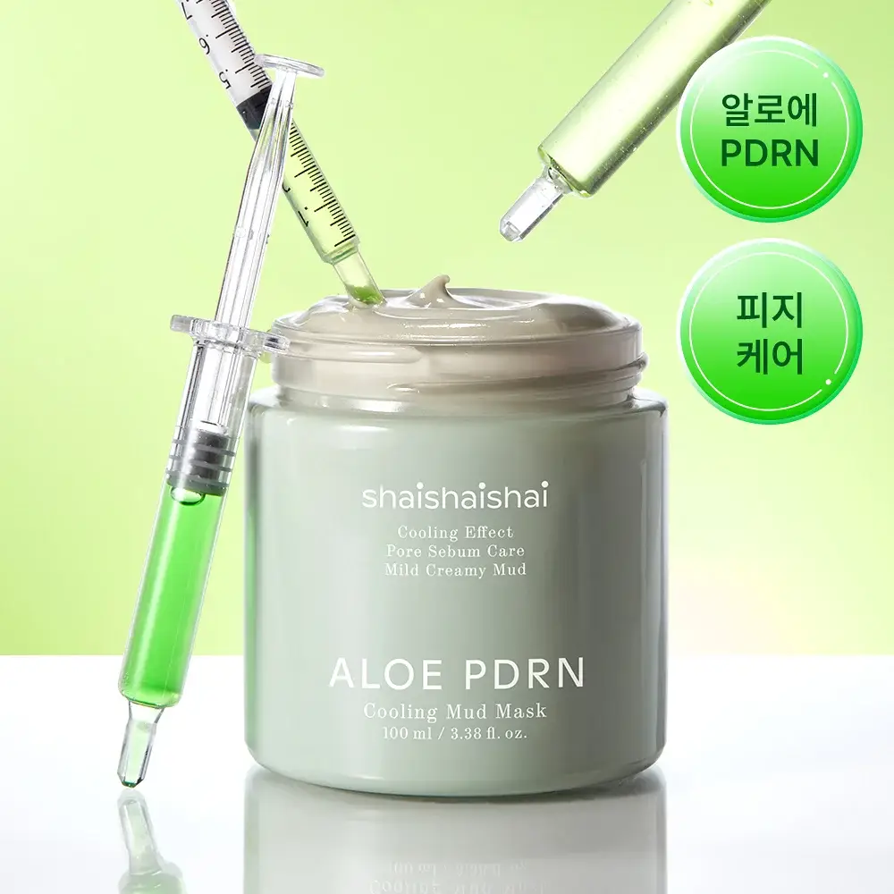 샤이샤이샤이 알로에 PDRN 쿨링 머드 마스크 100ml (온)