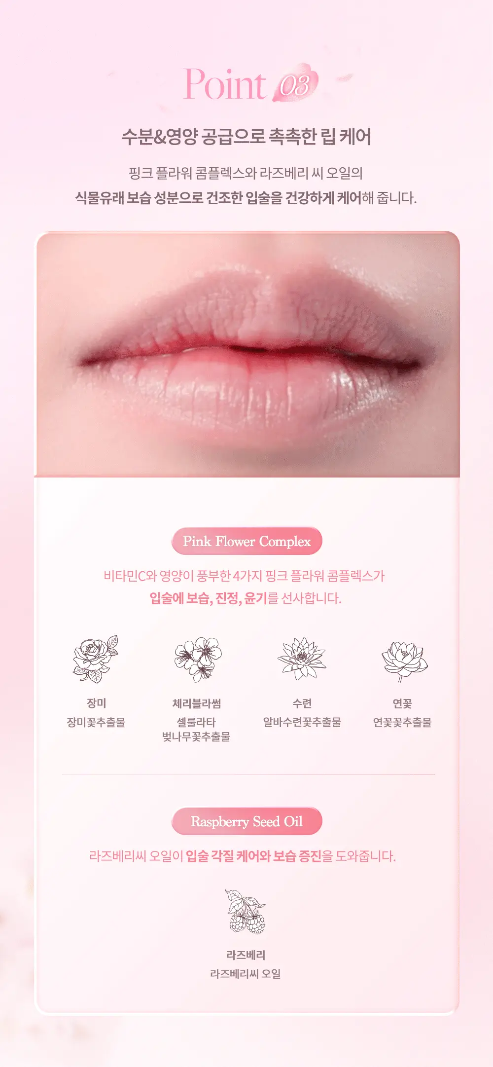 데이지크 퓨어 워터 립 글로스 16 colors 상세페이지 5