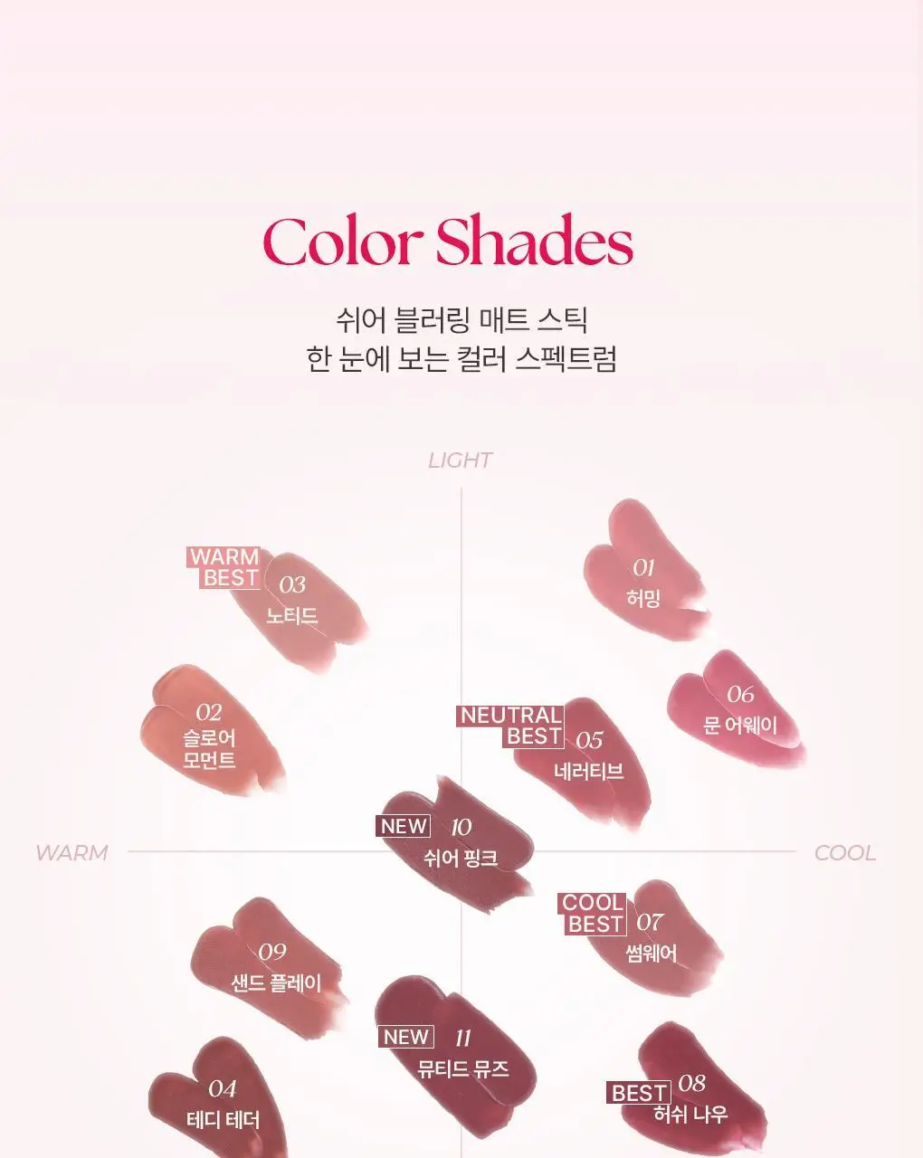 웨이크메이크 쉬어 블러링 매트 스틱 5COLOR (단품) 상세페이지 12