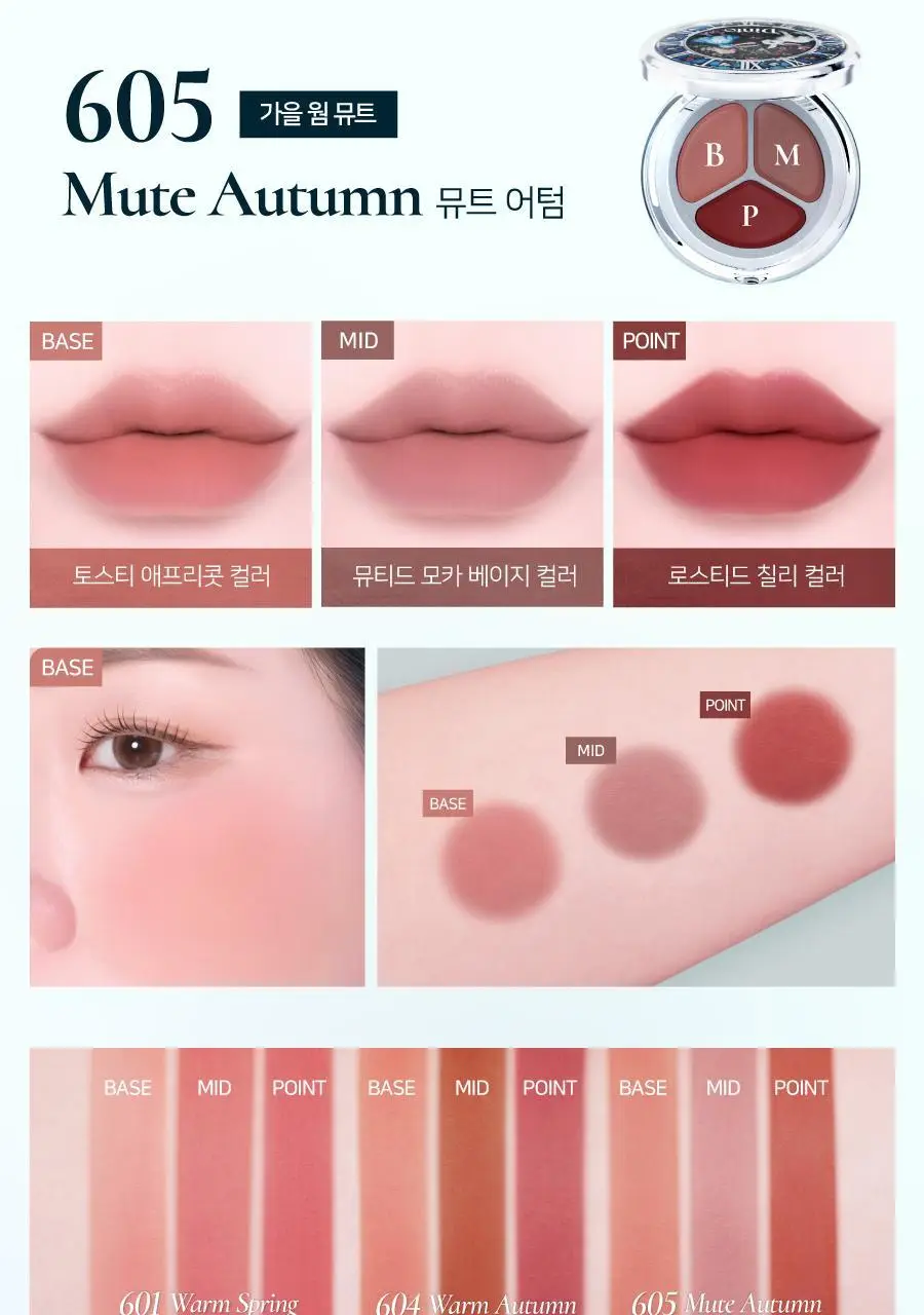딘토 글로잉/블로링 타임 투 키스 & 블러쉬 4.5g 10 colors 상세페이지 24