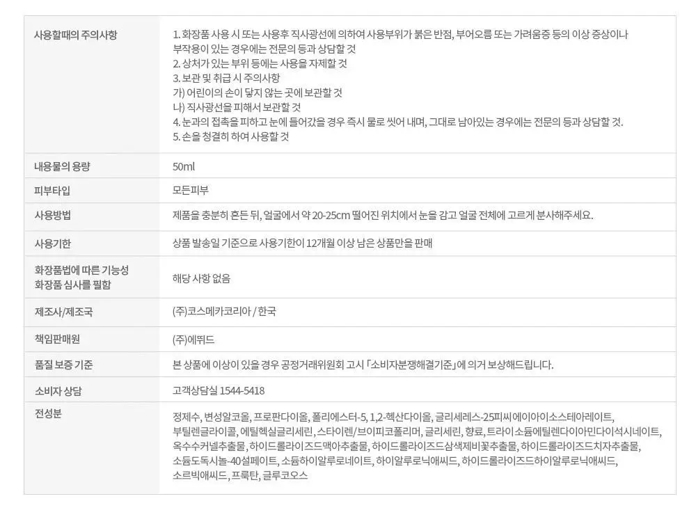에뛰드 소프트 픽스 메이크업 픽서 50ml 상세페이지 18