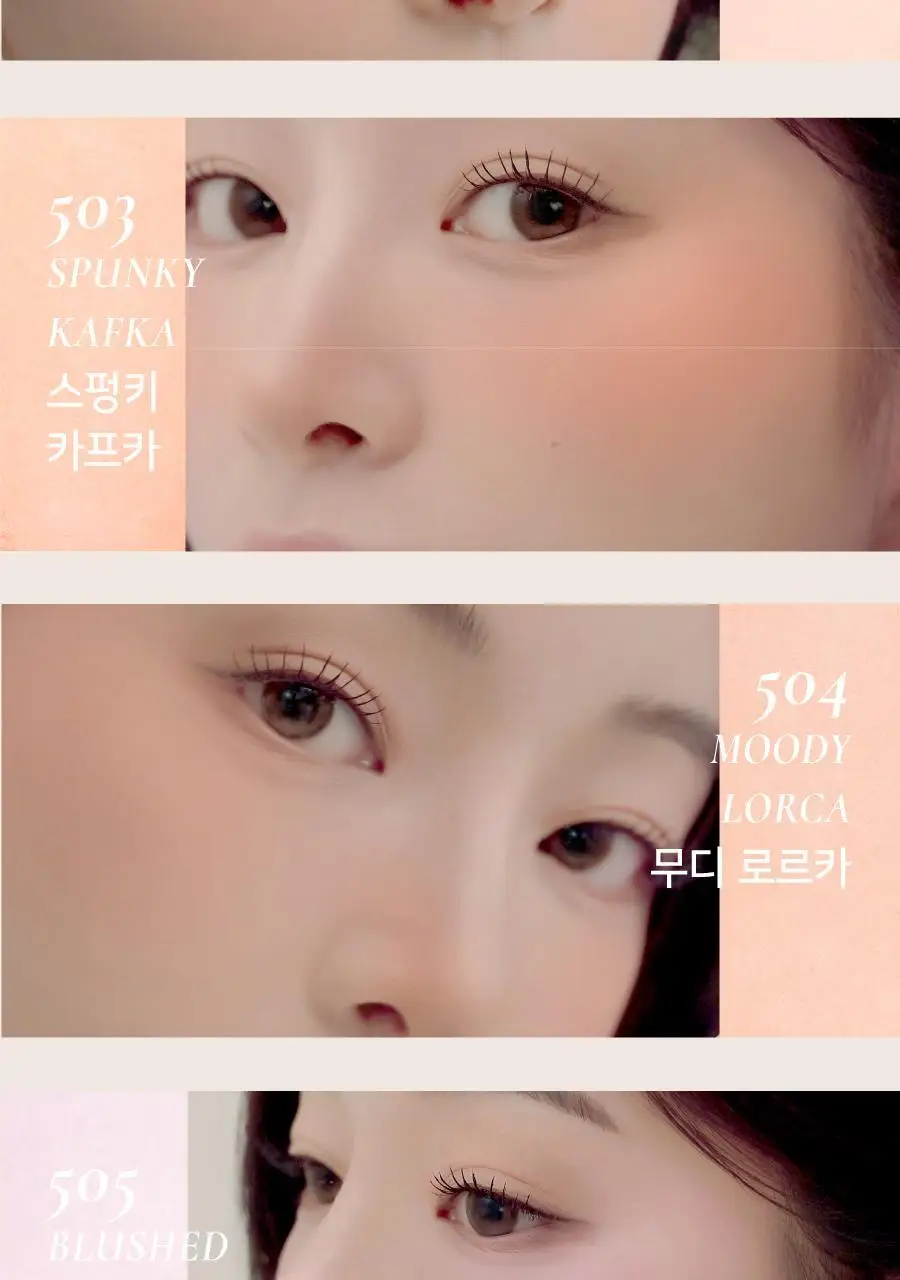 딘토 블러피니쉬 올댓모먼츠 블러셔 10종 상세페이지 8