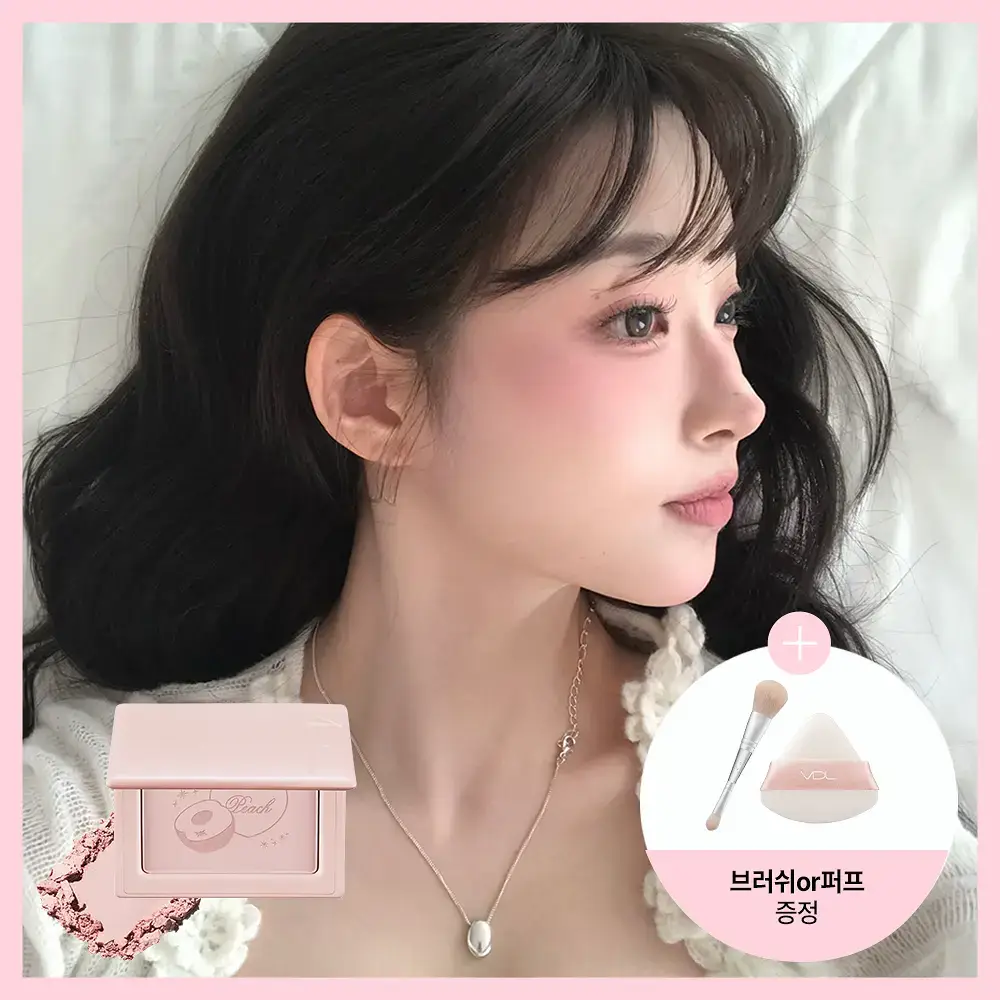 VDL 치크스테인 블러셔/블러셔 듀오(듀얼브러쉬 or 모공순삭퍼프 증정)