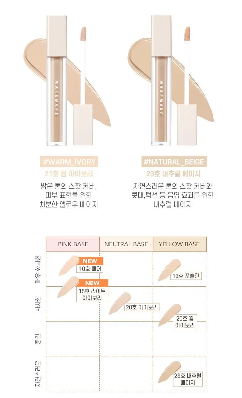 웨이크메이크 디파이닝 커버 컨실러 6COLOR(단품/기획) 상세페이지 13