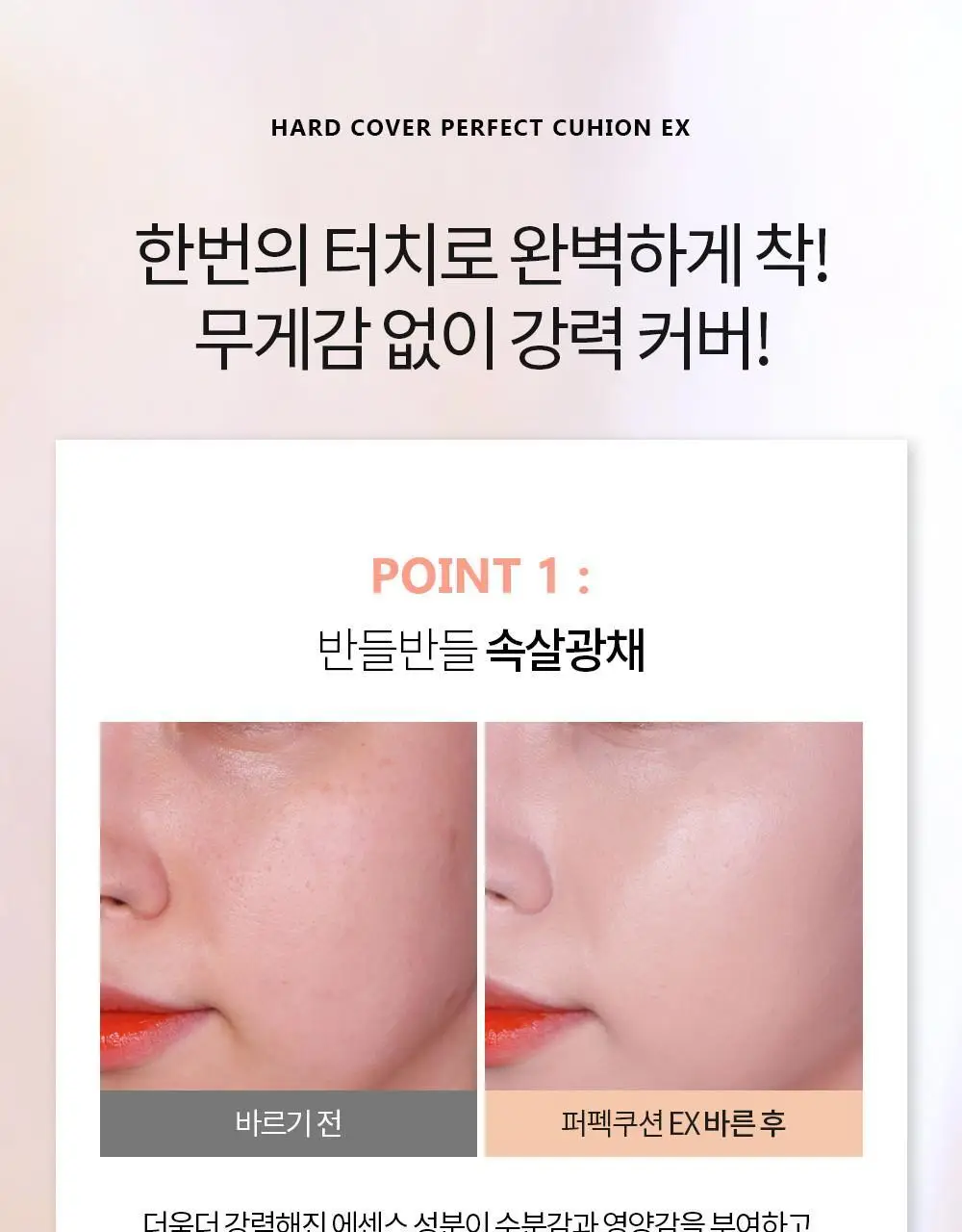 홀리카홀리카 하드커버 퍼펙 쿠션 EX (본품+리필) 상세페이지 6