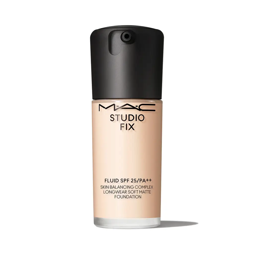 MAC 스튜디오 픽스 플루이드 SPF25/PA++ 스킨 밸런싱 컴플렉스 롱웨어 소프트 매트 파운데이션 4 Colors