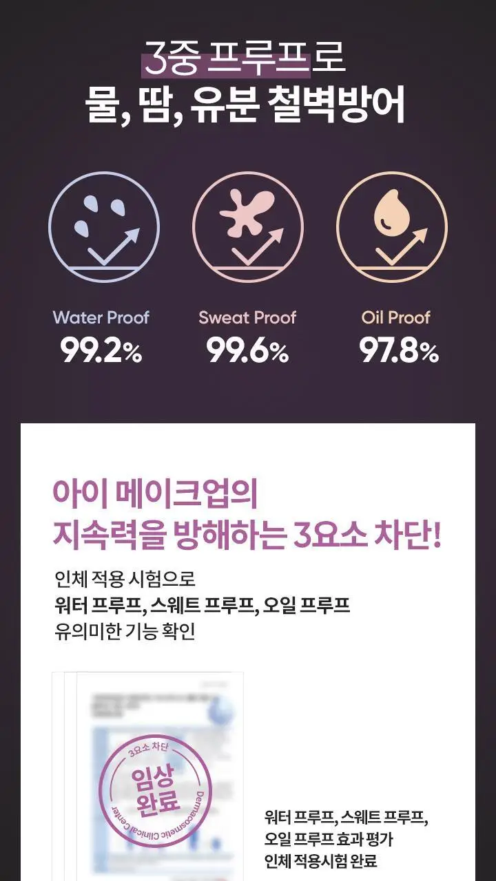 바닐라코 파워프루프 볼륨/롱 마스카라 (블랙/브라운) 상세페이지 5