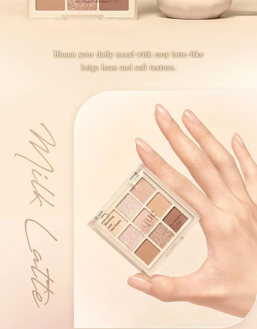 데이지크 미니 섀도우 팔레트 2 colors (밀크라떼/로즈밀크티) 상세페이지 4