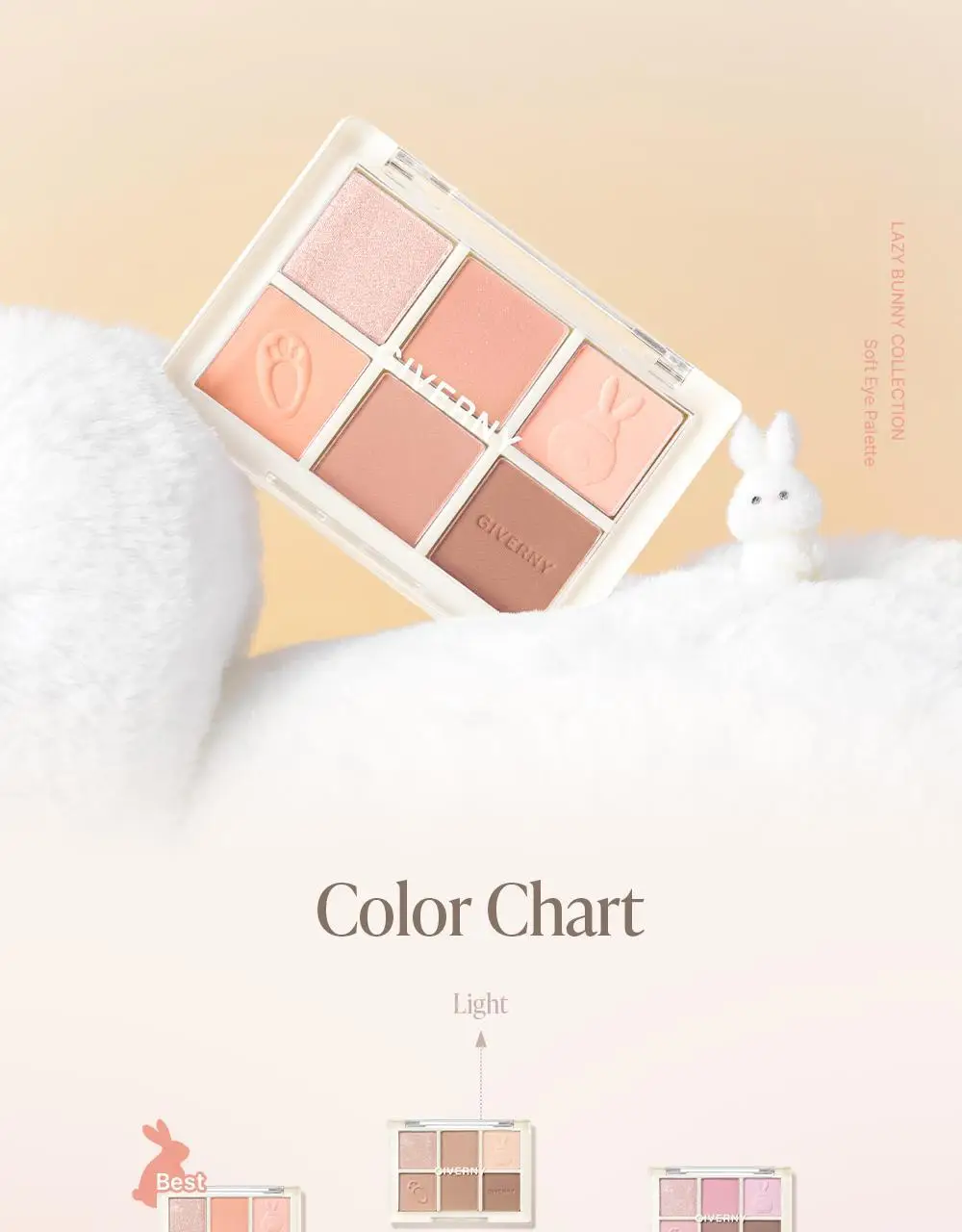 지베르니 소프트 아이 팔레트 5g 3 COLORS (LAZY BUNNY) (온) 상세페이지 8