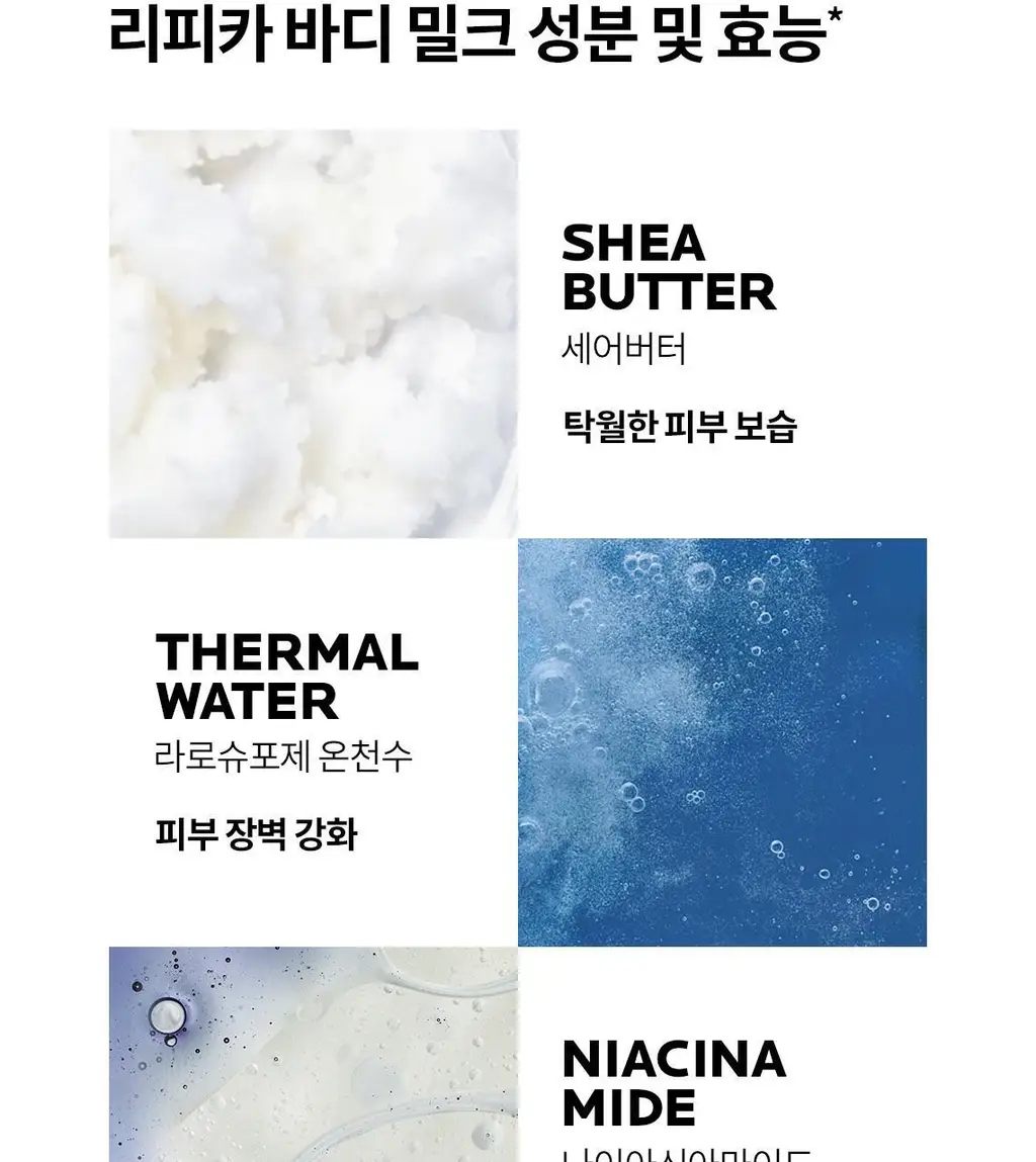 라로슈포제 리피카 레 바디밀크 400ml 상세페이지 6
