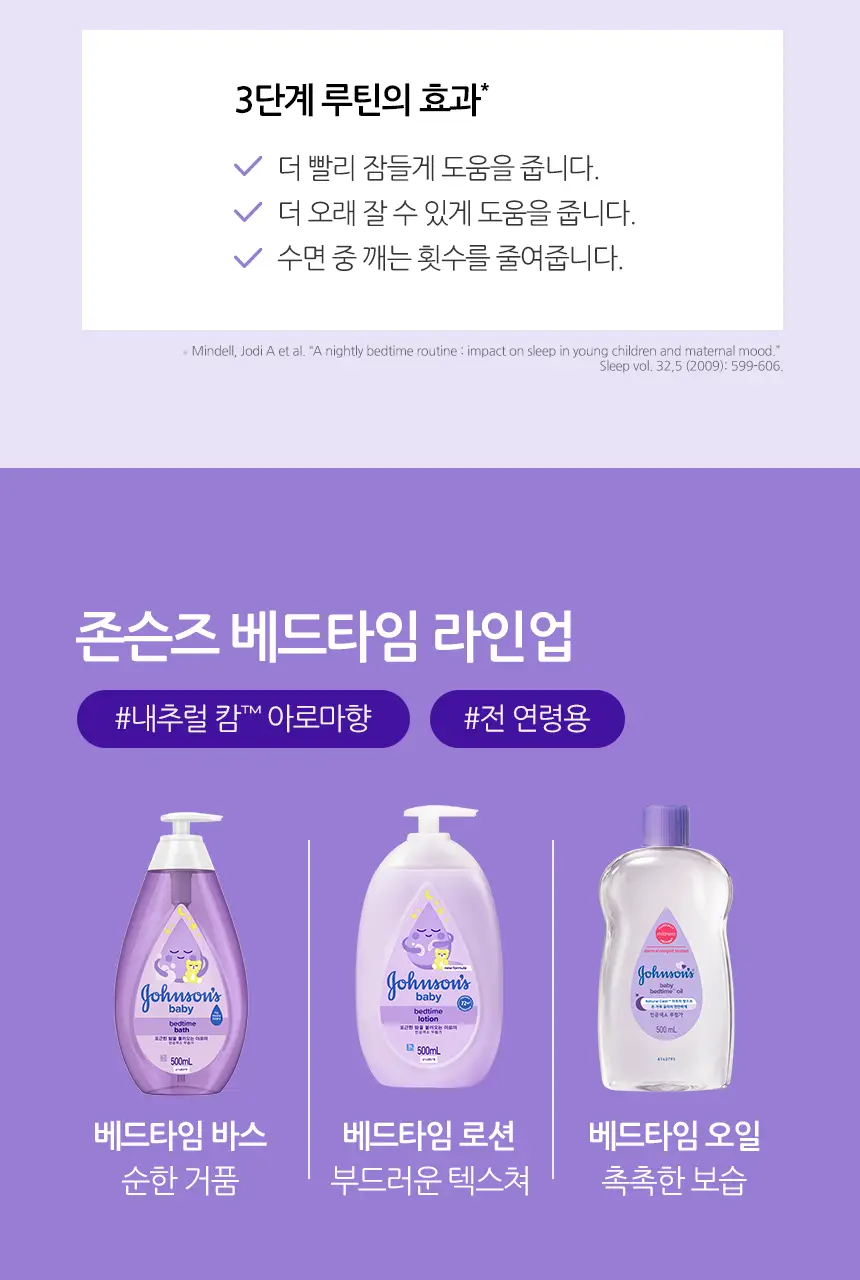존슨즈베이비 베드타임 로션 500ml (아로마향) 상세페이지 9